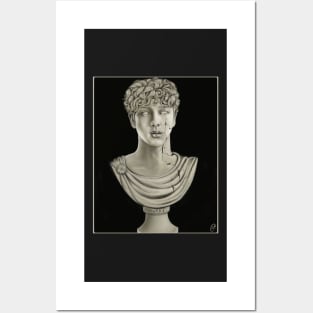 Jin - Antique bust painting Posters and Art